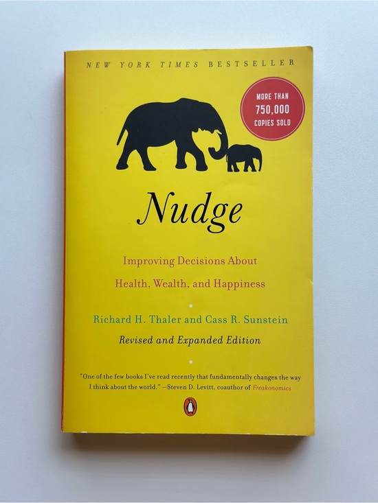 BOOK Other - Nudge by Richard H. Thaler | Psychology | Paperback Book